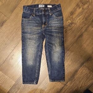 OshKosh B'gosh Jeans Straight Adjustable Waist Size 3t Boy Girl Toddler Pants